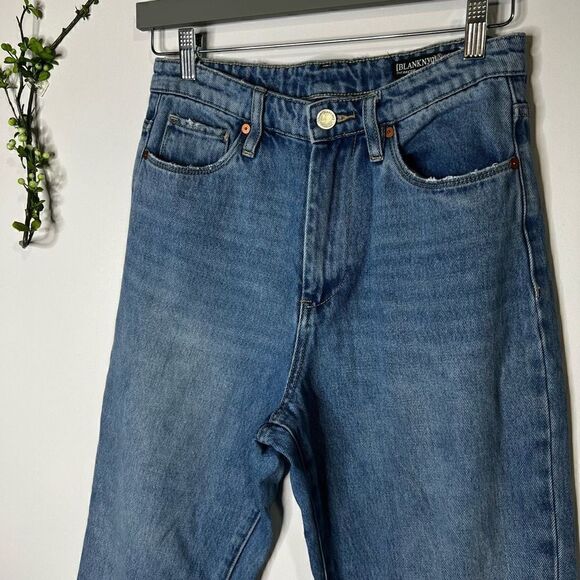 Blanknyc The Baxter Ribcage Straight Leg Jeans Blue Wash Size 28 - Picture 3 of 11